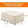 thumbnail image 4 of Rectangle Fire Pit Guard, Outdoor Waterproof Heavy Duty Waterproof Cover, Patio Furniture Covers Rectangle, Durable Material for Patio, Weatherproof Furniture Covering, 4 of 5