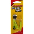 thumbnail image 2 of Johnson Original Beetle Spin Fishing Lure, Fluorescent Chartreuse, 1.1 in, 2 of 5