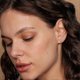 thumbnail image 2 of 14K Gold Plated Sterling Silver Celestial Lightning Bolt, Moon and Star Earrings | Dainty Earrings for Women, 2 of 4