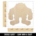 thumbnail image 2 of Bigfoot Sasquatch Cryptozoology Wood Shape Unfinished Piece Cutout Craft DIY Projects - 4.70 Inch Size - 1/4 Inch Thick, 2 of 7