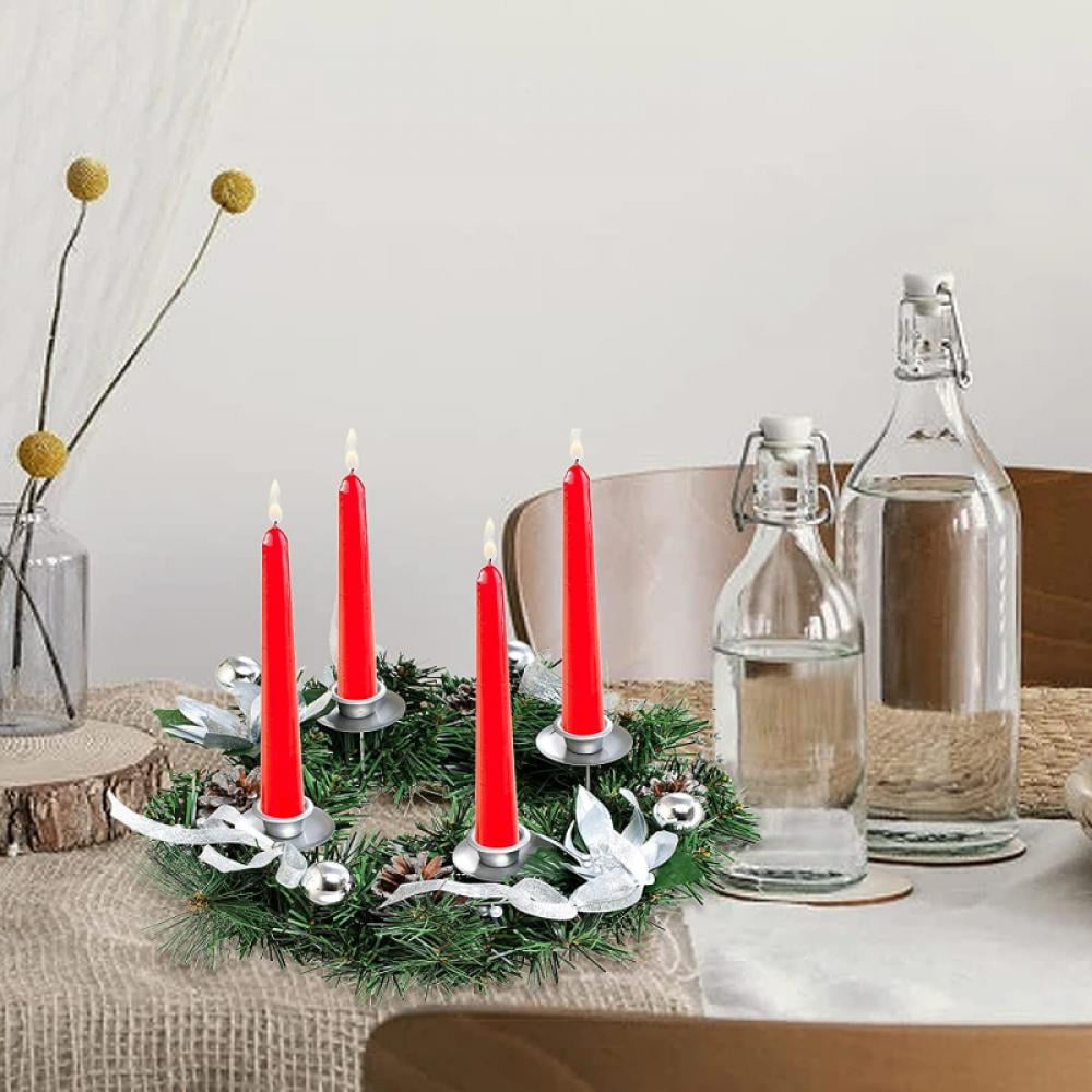 Christmas Advent Candle Holderstick Wreath 30cm With 4 Advent Candle Holder  Cups And Holder For Home Decor, Dining Table, Door 2024 Collection  HKD230825/HKDH230827 From Flying_king18, $41.88
