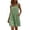 Green, variant on Tqcoqu Womens Overalls Summer Dress Sleeveless Short Dress Casual Beach Vacation Outfits with Pockets,Beige,Women's S-XXXL