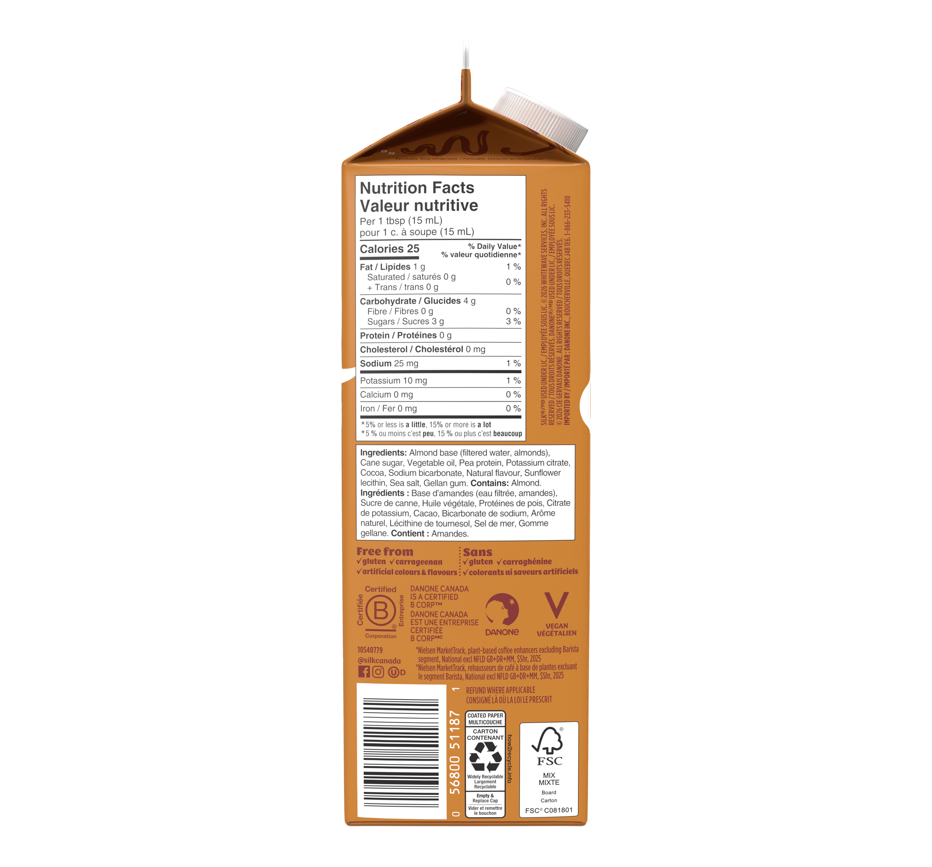 Silk Creamer 890 ml Seasonal