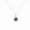 White, variant on Pure Elegance Ocean Bloom Dolphin Flower Cluster Pendant Necklace Emerald & Ruby For Women In 925 Silver 14K Rose Gold Over