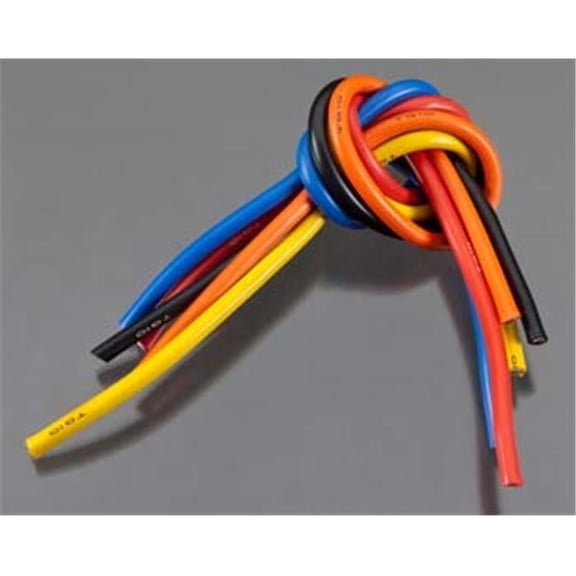 TQ Wire TQW1105 1 ft. 10 Gauge Super Flexible Wire - Black, Red & Blue