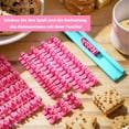 thumbnail image 2 of Inteprter Sello de plástico con letras para galletas, duradero, no tóxico, ecológico, versátil, a prueba de óxido, 2 uds. Herramientas y accesorios para hornear, 2 of 6