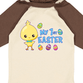 thumbnail image 4 of Inktastic My 1st Easter with Chick and Easter Eggs Boys Long Sleeve Baby Bodysuit, 4 of 5