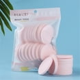 thumbnail image 2 of Latex Cosmetic Puff Set Women's Beauty Sponge Blender Tool Latex Wedge Makeup Accessory 20pcs, CXT022 & Round, 2 of 7