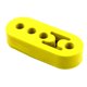thumbnail image 2 of Colgador de goma para de coche, soporte aislante, montaje de buje, 4 agujeros, 12mm (0,47 pulgadas), tamaño de agujero Universal Amarillo kusrkot Buje del soporte de suspensión, 2 of 8