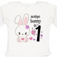thumbnail image 4 of Inktastic Somebunny is One First Birthday Bunny Boys or Girls Long Sleeve Baby Bodysuit, 4 of 5