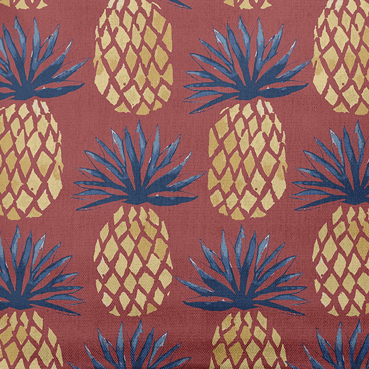 Simply Daisy 14" x 20" Pineapple Stripes Nautical Decorative Indoor Pillow