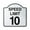 Speed Limit 10 10" X 10" Plastic Sign, variant on Speed Limit 10 10” x 10” Sign | Indoor/Outdoor Plastic | SignMission Designer Driving Car Racing Slow Driver Race Novelty Gift Funny Joke Gag Road Garage