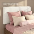 thumbnail image 5 of Plank+Beam Solid Wood Full Size Platform Bed Frame, Matte Walnut, 5 of 9
