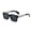 C3 bright black, black silver, all gray, variant on New European and American fashion square-frame sunglasses for men, vintage high-end outdoor sun protection eyewear, stylish and versatile