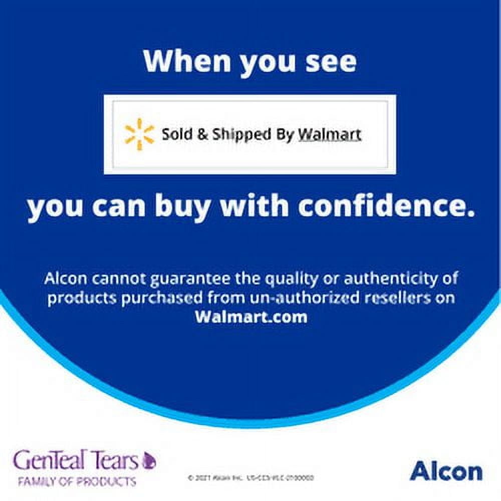 GenTeal Tears Gel Lubricating Eye Drops, Day + Night Severe Dry Eye Relief, 8 mL