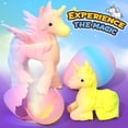 thumbnail image 4 of Magical Hatching Unicorn Eggs (6-Pack), Surprise Growing Hatching Unicorn Rainbow Eggs, Grows 600%, Easter Basket Stuffers Bulk, Party Favor Birthday Gift for 3 4 5 6 7 8 Years Old (Dinosaur(6pcs)), 4 of 7