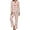Style-6, variant on Top-kevin Pajama Sets for Womens Champagne Bottles Glasses Splashes Loose Button Down Long Sleeve Shirts And Pants Set