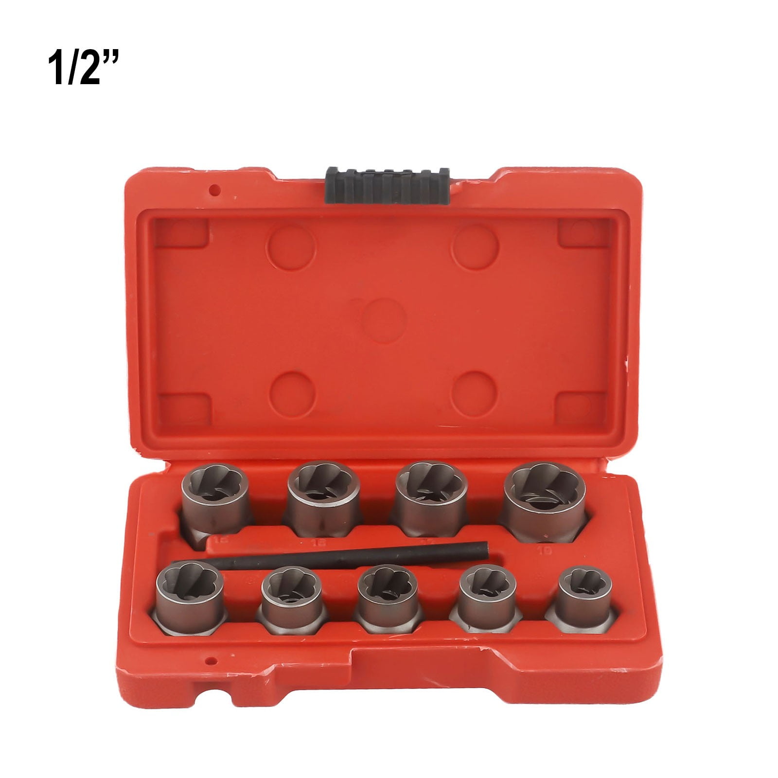Professional Grade 12 Piece Bolt Extractor Socket Set Nut Remover Drive