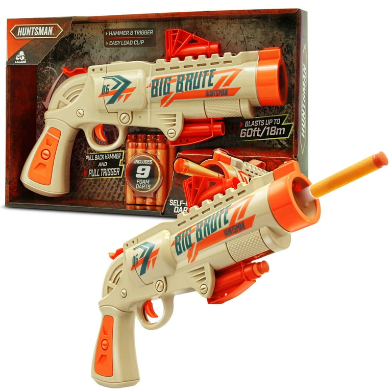 Lanard Huntsman: Big Brute - Beige-Green - Toy Foam Dart Blaster