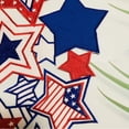 thumbnail image 6 of XGFHYJEH Memorial Day Placemats Patriotic Placemats 250th Anniversary Star Plastic Washable Table Mats for Independence Day 4th of July Indoor Outdoor Decoration, 6 of 7