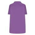 thumbnail image 5 of FRSASU Western Cowboy Shirts for Men Pearl Snap Button Down Cotton Work T-Shirt Men's Casual Shirt Jacket with Two Pockets Purple, 5 of 6