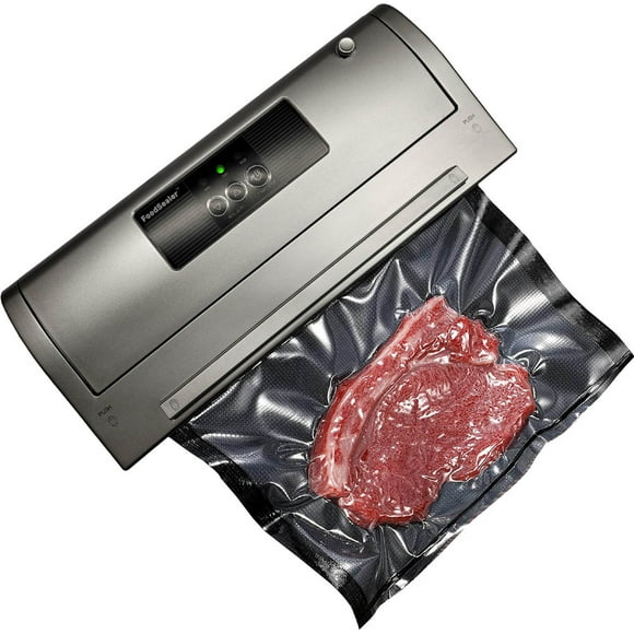 Powerful Ultra Quiet FoodSealer Vacuum Sealer come with 10 Rolls 11" x 52.5 Feet 5Mil Food Sealer FoodSaver Vacuum Bag helps to keep your food saver fresh and last longer