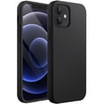 thumbnail image 1 of Funda Protectora JETech Negro Antigolpes para iPhone 12/12 Pro con Tacto Suave y Forro de Microfibra, 1 of 6