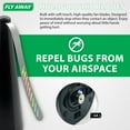 thumbnail image 3 of Fly Away - Paquete de 2 ventiladores Fly para mesas, uso interior o exterior, ideal para restaurantes, barbacoas, eventos. Disuade moscas, avispas, abejas, moscas e insectos. Funciona con pilas con op, 3 of 5