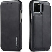 QLTYPRI Samsung Galaxy S9 Case Premium PU Leather Simple Wallet Case TPU Bumper [Card Slots] [Kickstand] [Magnetic