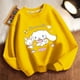 thumbnail image 3 of Sanrio-jerseys de felpa para niños, Tops de manga larga de dibujos animados de Anime, chándal para bebé, ropa deportiva Gif, Cinnamoroll, 3 of 4