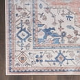 thumbnail image 4 of Nourison Fulton Bordered Medallion Non-Slip Flatwoven Indoor Rug Coral 2'3" x 7'6", 4 of 5