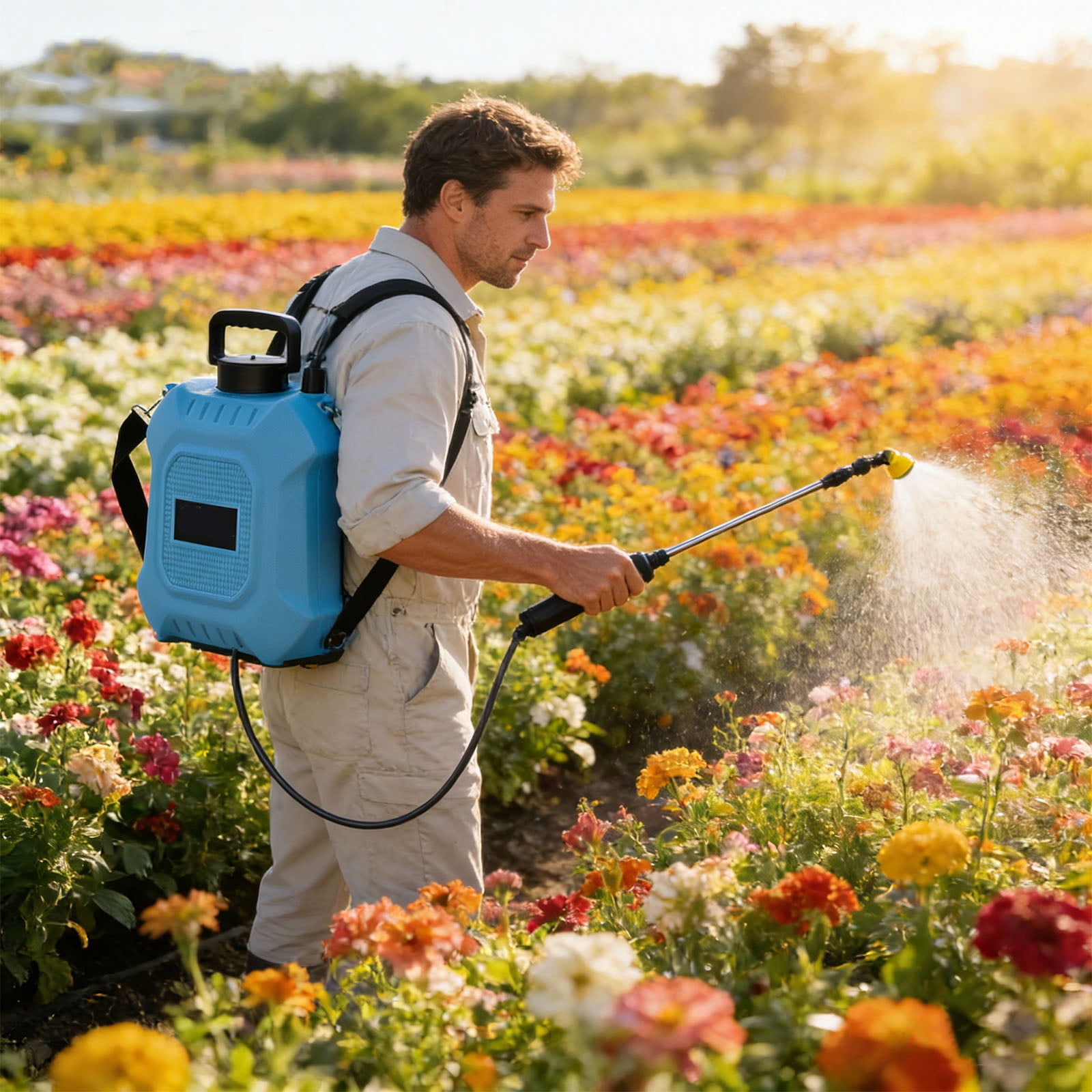 5L USB Rechargeable Electric Watering Can For Efficient Plant Irrigation