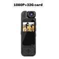 thumbnail image 2 of 1080P HD Mini Camera - Portable Digital Video Recorder Cam with Infrared Night Vision Compact Sports DV Camcorder,B,1 * DV camera 1 * Charging cable,Black, 2 of 8