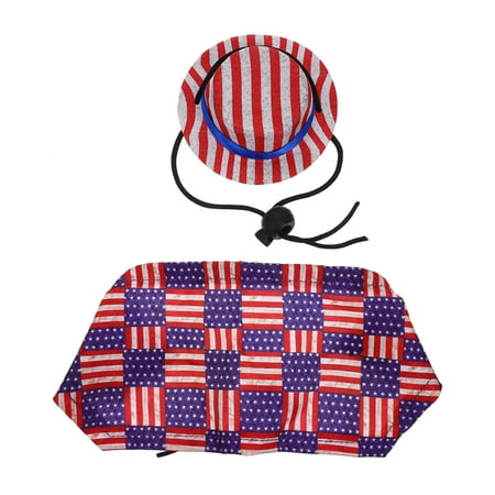 

HOMEMAXS 1 Set of Bearded Dragon Hat for Independence Day Lizard Cape Decor Adjustable Lizard Hat