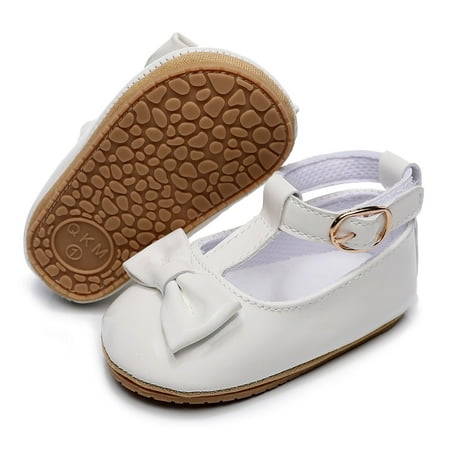 

Infant Girls Single Shoes Bowknot First Walkers Shoes Toddler Sandals Princess Shoes