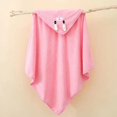 thumbnail image 1 of Toalla de baño gruesa de lana Coral para bebé con sombrero, manta envolvente con forma de Animal para niños, bata de baño infantil absorbente suave, 1 of 5
