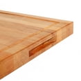 thumbnail image 5 of CONSDAN Solid Cherry Butcher Block Cutting Board with Invisible Inner Handles, USA Grown Hardwood, 1 Thick, 16" L x 12" W, 5 of 8