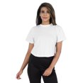 thumbnail image 1 of Inkmeso T-Shirt Court Décontracté à Manches Courtes pour Femmes Col Rond Uni, 1 of 7