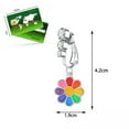 thumbnail image 3 of HOOUN 1pc Girls CZ False Navel Ring Dangle Navel Belly Button Ring Moon Navel Clip-Moon Planet, 3 of 7