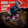 thumbnail image 4 of ICEELF 24V 300W Electric Dirt Bike for Kids Ages 6+, 2 Speed Settings, Flashing LED Lights, Music Function, Pink, 4 of 6