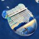 thumbnail image 4 of 17 Teclas Thumb Piano, con Tune Hammer Case Kits de Instrumentos Musicales, Acrílico Thumb Piano Partituras Talladas Kits de Inicio Pa B Baoblaze piano de pulgar kalimba, 4 of 8