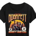 thumbnail image 3 of Star Wars - Boba Fett Band Tee - Women's Short Sleeve Classic Fit Tee, 3 of 5