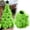 Green, variant on Christmas Items! Hilingoto Shaggy Plush Precut Strips, Fuzzy Craft Trim Roll for Gnomes Beard, Cosplay Costume, Dwarf Decoration, Pink, 2"X71"
