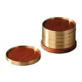 thumbnail image 4 of Posavasos de Madera Perfecl 6 Piezas Multiusos Rojo, 4 of 8