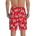 thumbnail image 3 of Kdxio Hohoho Print Mens Sleep Shorts Bottoms Soft Comfy Pajama Wear Pants with Drawstring Pockets, 3 of 7