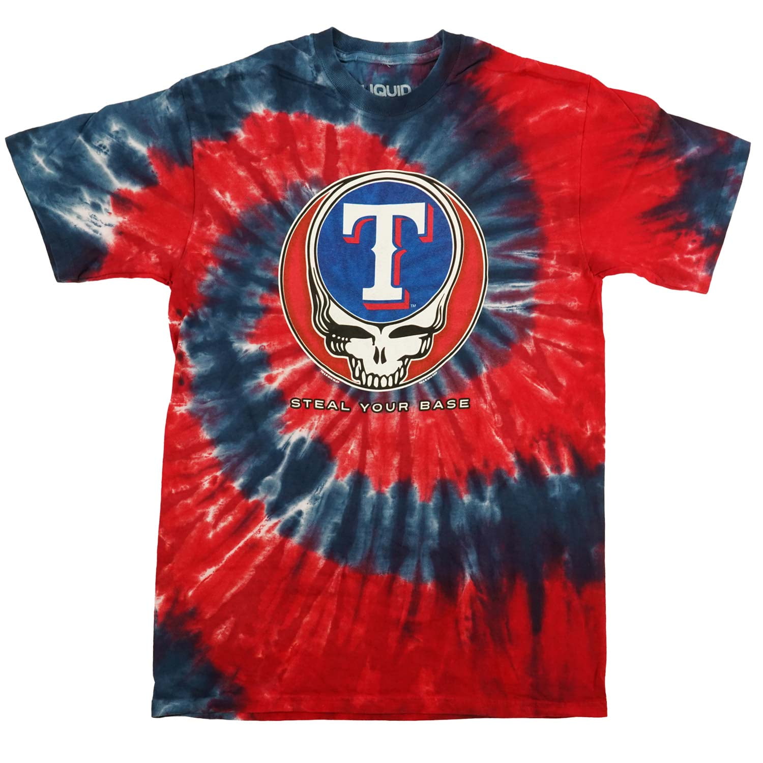Texas Rangers Steal Your Base Tie Dye 