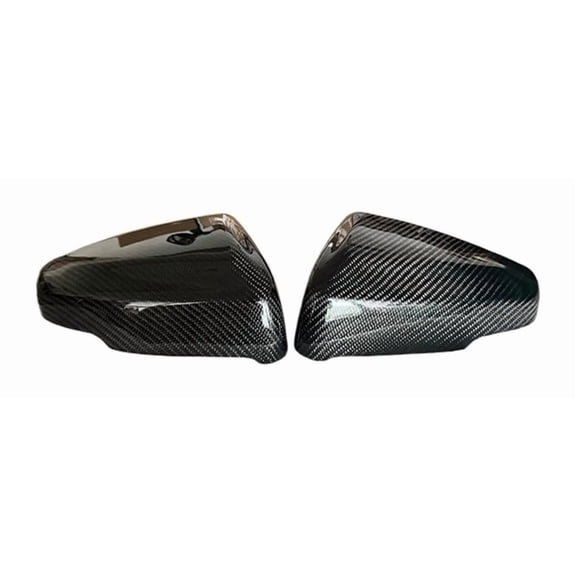 HAGSYCT Carbon Fiber Add-on Side Mirror Cover Caps Compatible For Cadillac CT5 CT5-V 2020