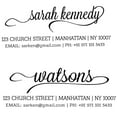 thumbnail image 2 of Custom Family Address Stamp Personalized Rubber Stamp Self Ink Envelop Printing Label Signature, 2 of 2