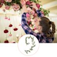 thumbnail image 2 of Guirnalda de vid de flores falsas, camelia artificial para boda (6.4 pies, blanco) Hugtrwg Libre de BPA, 2 of 4