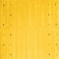 thumbnail image 1 of Ahgly Company Indoor Square Solid Yellow Modern Area Rugs, 3' Square, 1 of 4